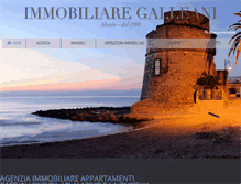 Tablet Screenshot of immobiliaregalleani.it